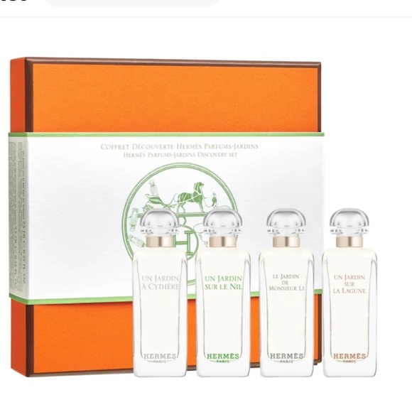 NWT HERMES Made In France 4pc Eau De Toilette Mini Boxed Set - Picture 2 of 4